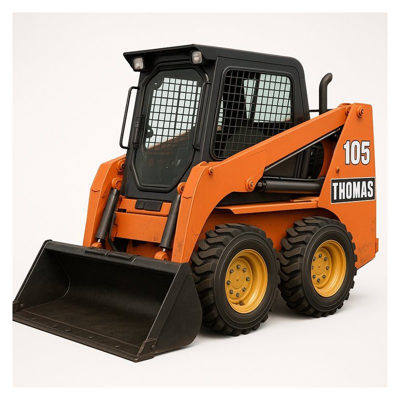 Thomas 105 Skid Steer Loader Serial Number LC002180 to LC002185 Parts Catalog PDF Download