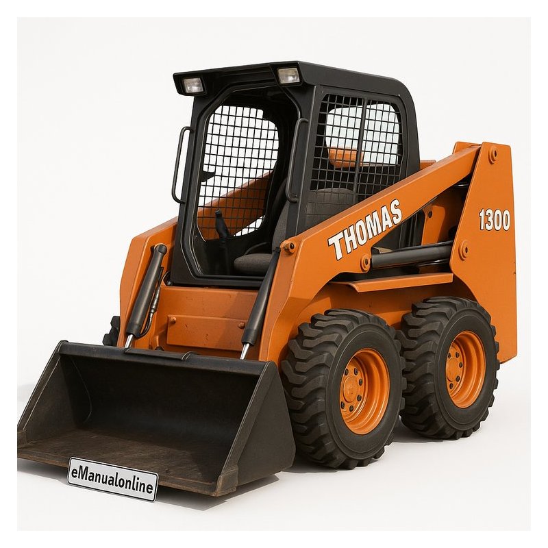 Thomas 1300 Skid Steer Loader Workshop Service Repair Manual PDF Download