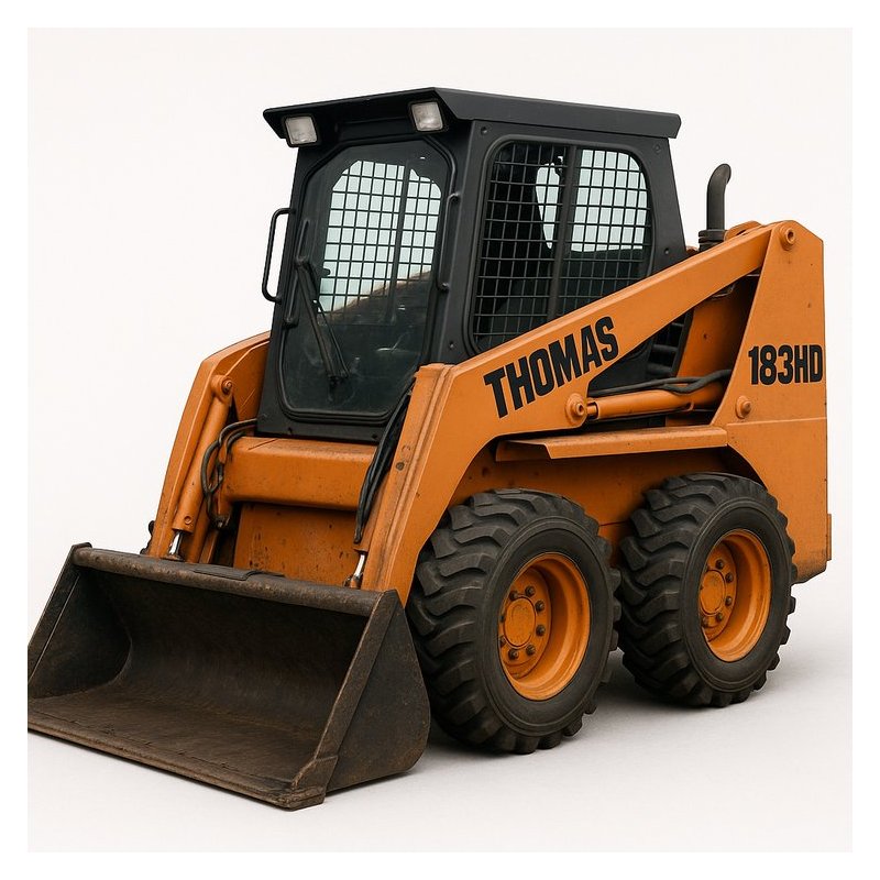 Thomas T-173 T-183HD T-203HD T-233HD Skid Steer Loader Spare Epc # 1 Parts Catalog PDF Download