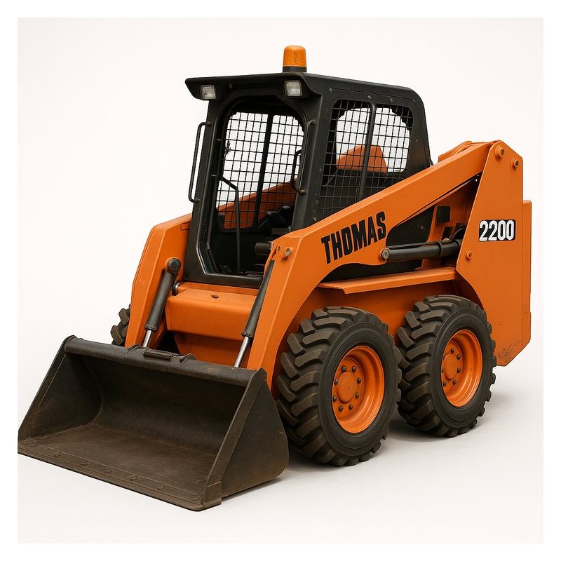 Thomas T-225 Pro Tough 2200 Skid Steer Loader Sn LP000101-Onward Parts Catalog PDF Download