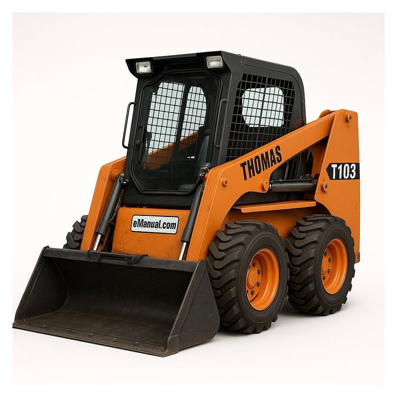 Thomas Skid Steer Manual T103 T133 PDF Download