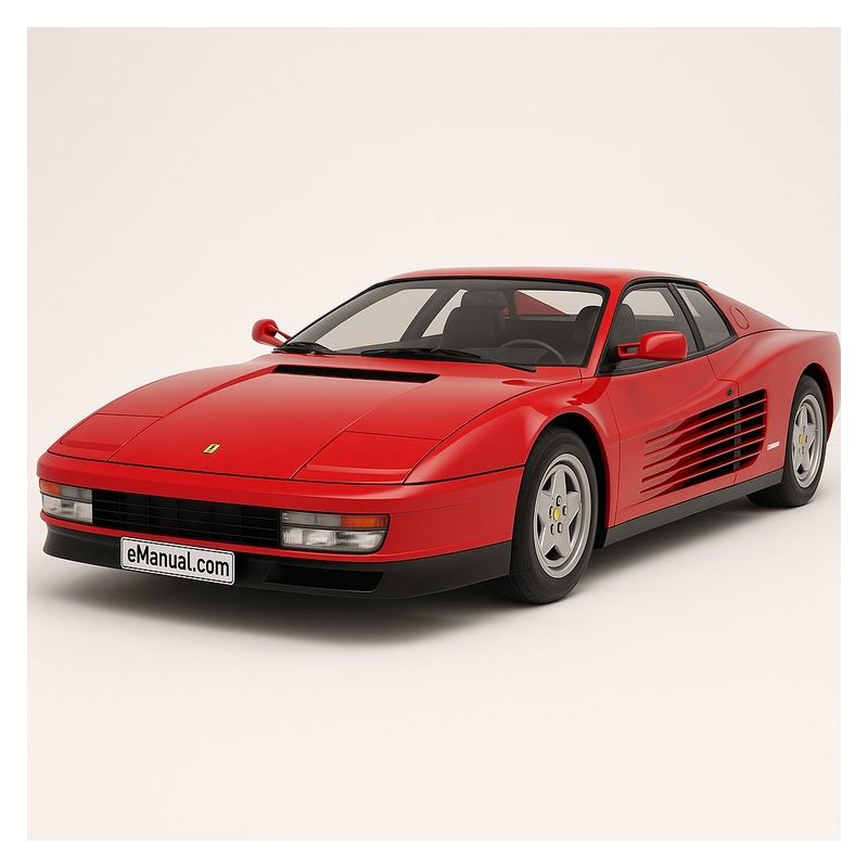 Ferrari Testarossa Workshop Service Repair Manual PDF Download
