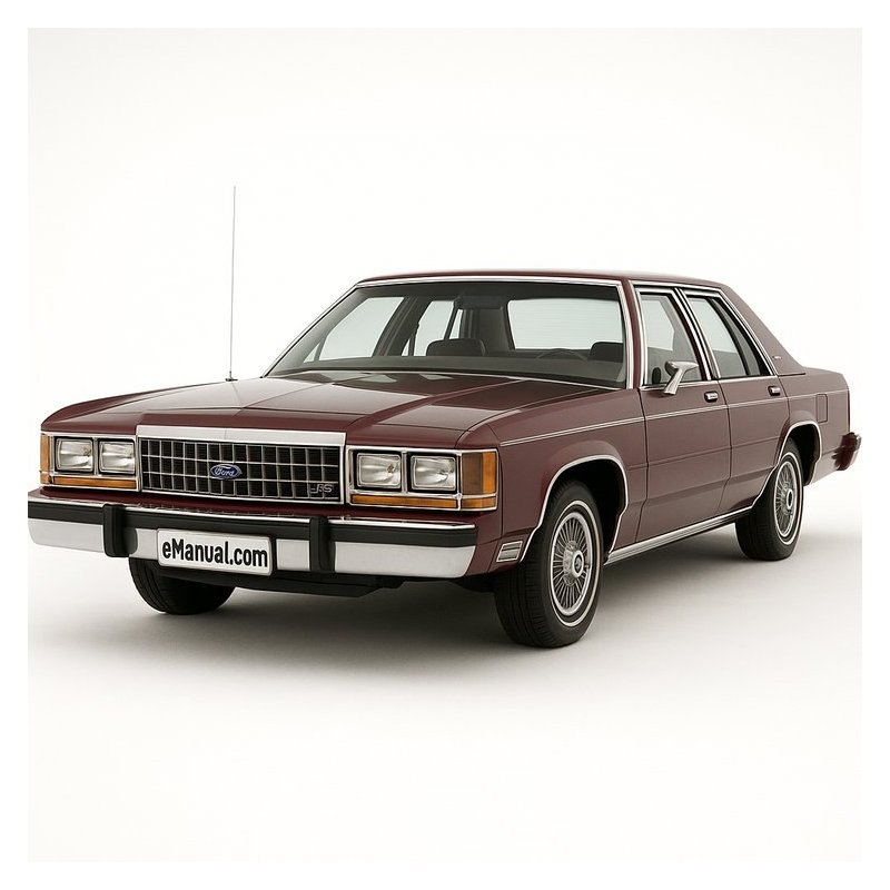 1984 Ford LTD Crown Victoria Service And Repair Manual 