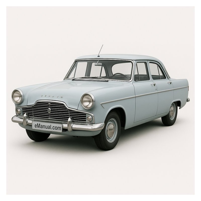 1951 Ford Zephyr Mark 1 Convertible Roof Workshop Service Repair Manual PDF Download