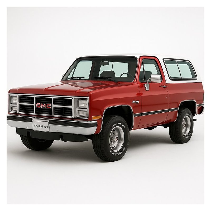GMC Jimmy Workshop Service Repair Manual PDF Download