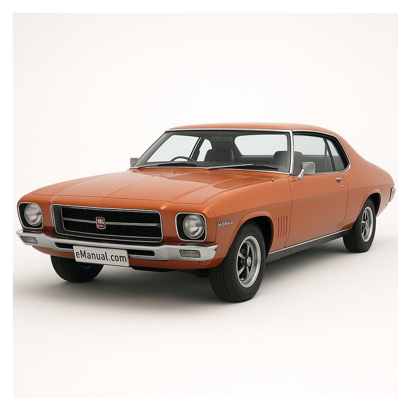 HOLDEN 1971-1973 HQ Spare Parts Book Catalog MONARO GTS 350