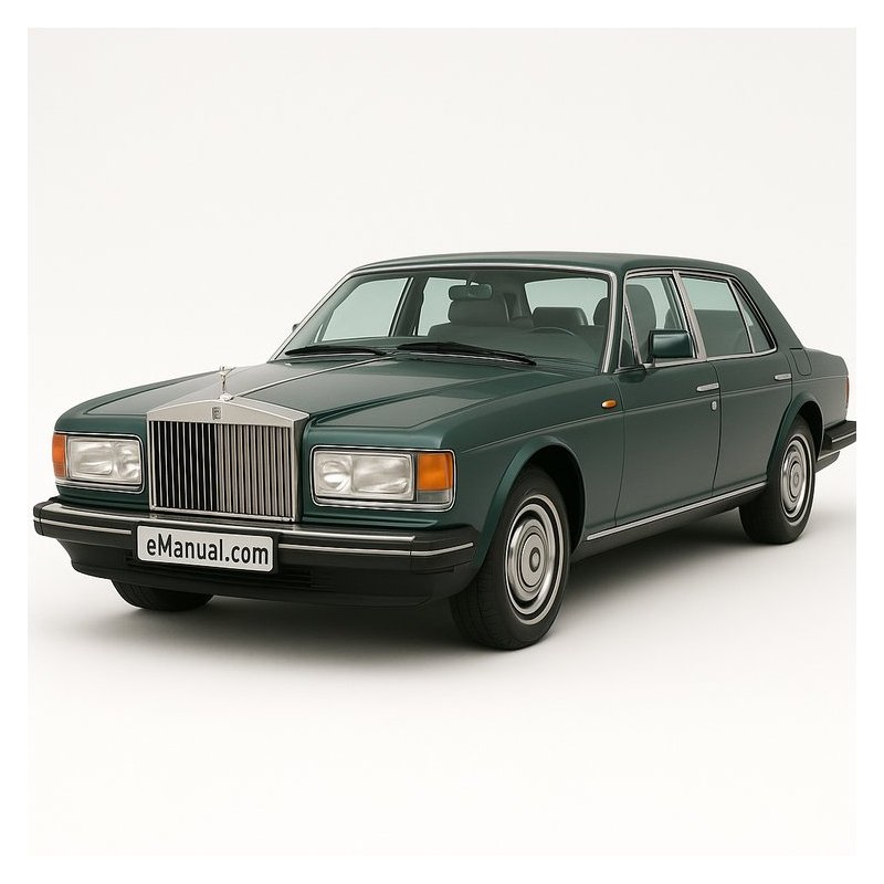 Rolls Royce Silver Spirit Spur Corniche & Bentley Continental Eight Mulsanne Turbo R TSD4400 Workshop Service Repair Manual PDF Download