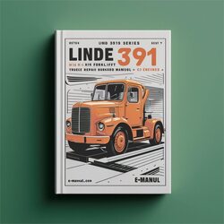 Linde 391 Series H14 H16 H18 H20 Ic-engined Forklift Truck Service Repair Workshop Manual PDF