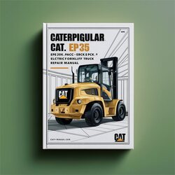 Caterpillar CAT EP20K PAC EP25K EP30K EP35K Electric Forklift Truck Service Repair Workshop Manual PDF
