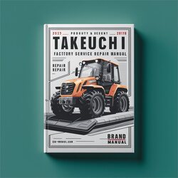 Takeuchi TB180FR Service Repair Workshop Manual PDF