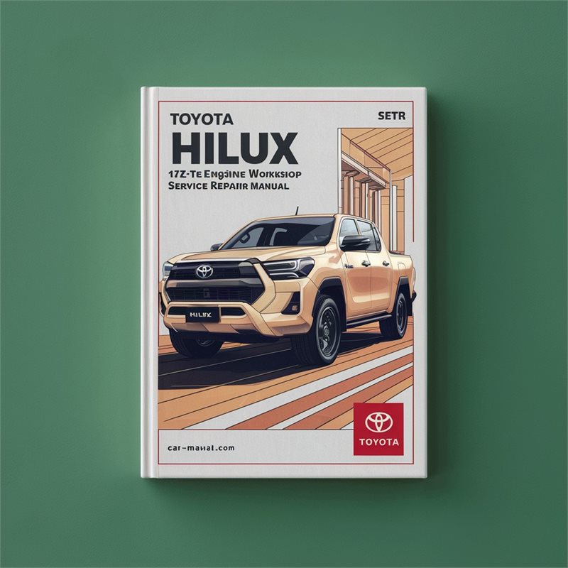 Toyota Hilux 1KZ-TE Engine Service Repair Workshop Manual PDF