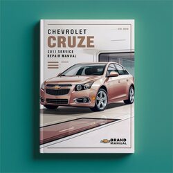 2011 Chevrolet Cruze Service Repair Workshop Manual PDF