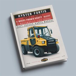 Hyster Fortis H40FT H50FT H60FT H70FT (L177) 4-WHEEL Pneumatic Tire Lift Trucks Parts Catalog PDF