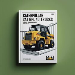 Caterpillar CAT GP40 GPL40 Lift Trucks Service Repair Workshop Manual PDF