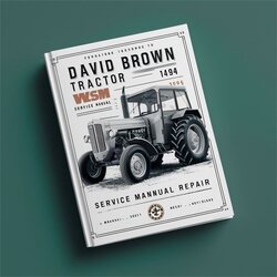 David Brown Tractor 1494 WSM Service Repair Workshop Manual PDF