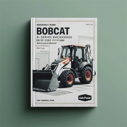 Ingersoll Rand Bobcat BL 570 B Series Backhoe Loader SN 572611001 Above Operation Service Repair Workshop Manual PDF