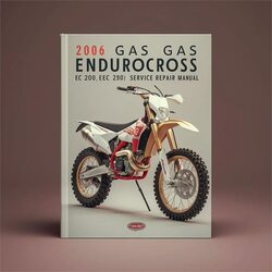 2006 Gas EC Models Enducross 200 250 300 Motorcycle Service Repair Workshop Manual PDF