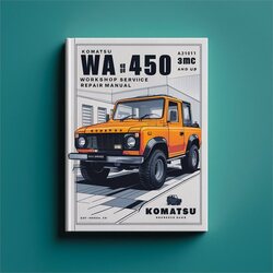 Komatsu WA 450 3MC A31001 Up Service Repair Workshop Manual PDF