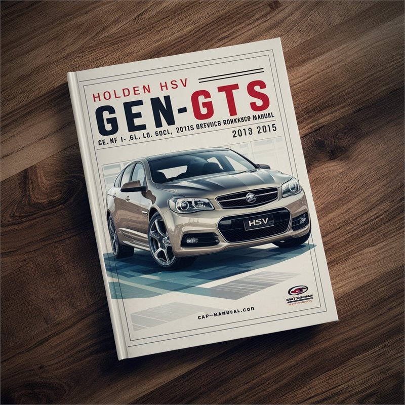 2013-2015 Holden GTS HSV GEN-F VF-WN 3.0l 3.6l 6.0l 6.2l V6 V8 Service Repair Workshop Manual PDF