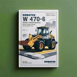 Komatsu WA470-6 WA480-6 Wheel Loader (serial Number: H50051 Up H60051 Up) Service Repair Workshop Manual PDF
