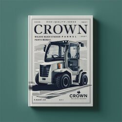 Crown WD2300 Series Walkie Reach Stacker Parts Catalog PDF