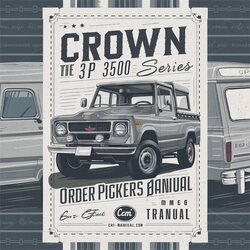 Crown SP 3500 Series (ac Traction) Order Pickers Parts Catalog PDF