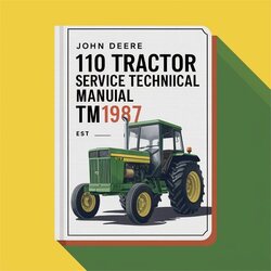 John Deere 110 Tractor TLB Tm1987-improved Service Repair Workshop Manual PDF