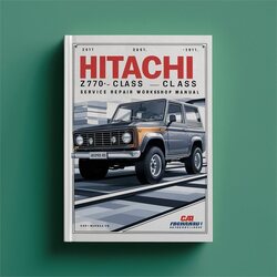 Hitachi ZX270-3 Class Service Repair Workshop Manual PDF