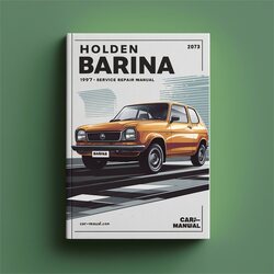 1997-2003 Holden Barina Service Repair Workshop Manual PDF