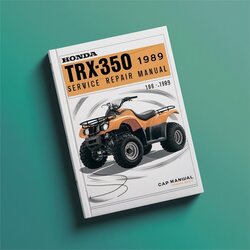 1986-1989 Honda TRX350 ATV Service Repair Workshop Manual PDF