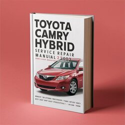2007-2009 Toyota Camry Hybrid Service Repair Workshop Manual PDF