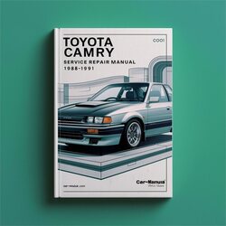 1988-1991 Toyota Camry Service Repair Workshop Manual PDF