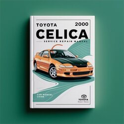 2000 Toyota Celica Service Repair Workshop Manual PDF