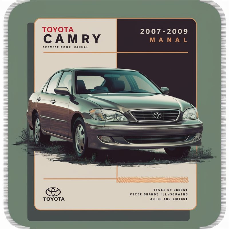 2007-2009 Toyota Camry Service Repair Workshop Manual PDF