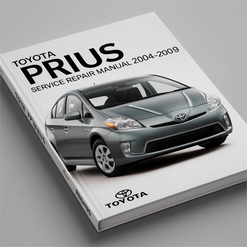 2004-2009 Toyota Prius Service Repair Workshop Manual PDF