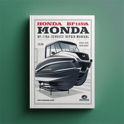 Honda BF115A BF130A Outboard Motors Service Repair Workshop Manual PDF