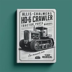 Allis Chalmers HD-6 Crawler Tractor Parts Catalog PDF