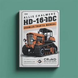 Allis Chalmers HD-16DC Crawler Tractor Parts Catalog PDF