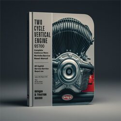 Briggs And Stratton 4 Cycle 800100 Two Vertical Engine 95700 96700 Service Repair Workshop Manual PDF