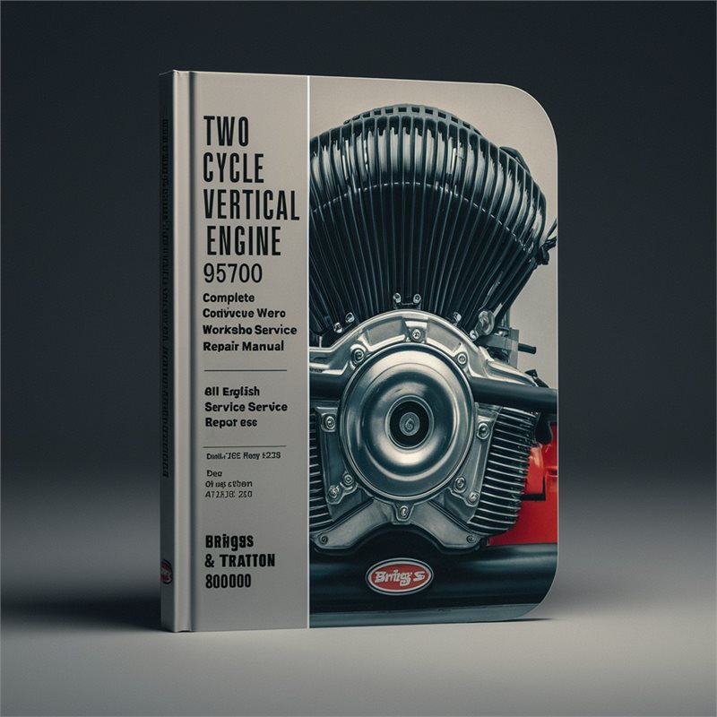 Briggs And Stratton 4 Cycle 800100 Two Vertical Engine 95700 96700 Service Repair Workshop Manual PDF