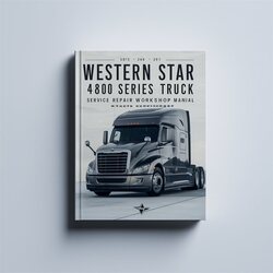 Western Star 4800 Series Truck Service Repair Workshop Manual PDF