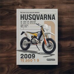 2009 Husqvarna SMR Models TE 250 310 450 510 TC TXC Motorcycle Service Repair Workshop Manual PDF