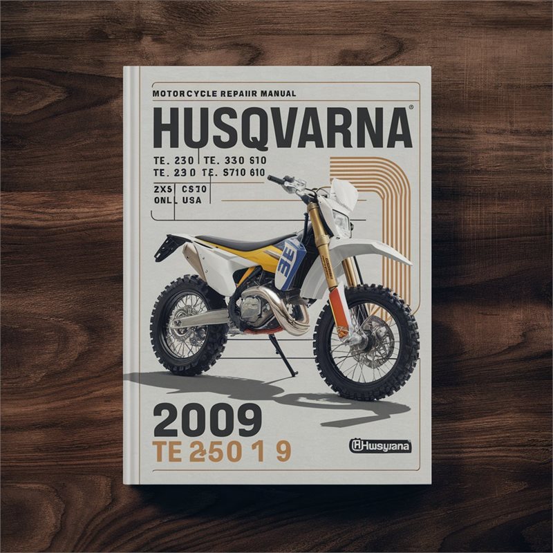 2009 Husqvarna SMR Models TE 250 310 450 510 TC TXC Motorcycle Service Repair Workshop Manual PDF