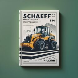 Schaeff Hydraulic Articulated Loader SKL 850 Service Repair Workshop Manual PDF
