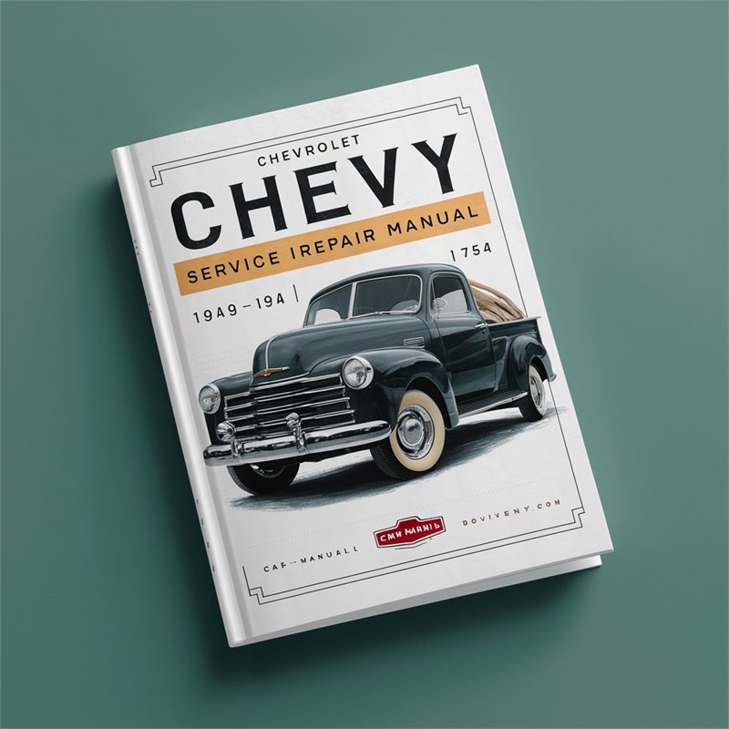 1954 Chevrolet Chevy Service Repair Workshop Manual PDF
