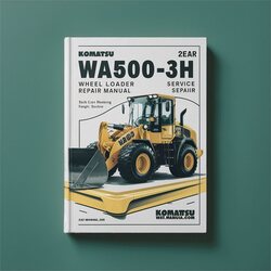 Komatsu WA500-3H Wheel Loader Service Repair Workshop Manual PDF
