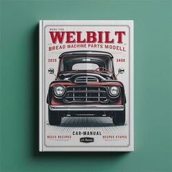 Welbilt Bread Machine Parts Model ABM3400 Instruction Recipes ABM 3400 Service Repair Workshop Manual PDF