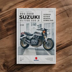 1985-2009 Suzuki Boulevard Models VS700 VS750 VS800 S50 Service Repair Workshop Manual PDF