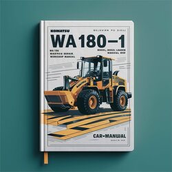 Komatsu Wa180-1 Wa 180 Wa180 Wheel Loader Service Repair Workshop Manual PDF