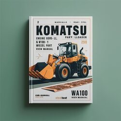 2 -komatsu Engine 6595l1l WA100-1 WA100 Wheel Loader Parts Part IPL Exploded View Service Repair Workshop Manual PDF